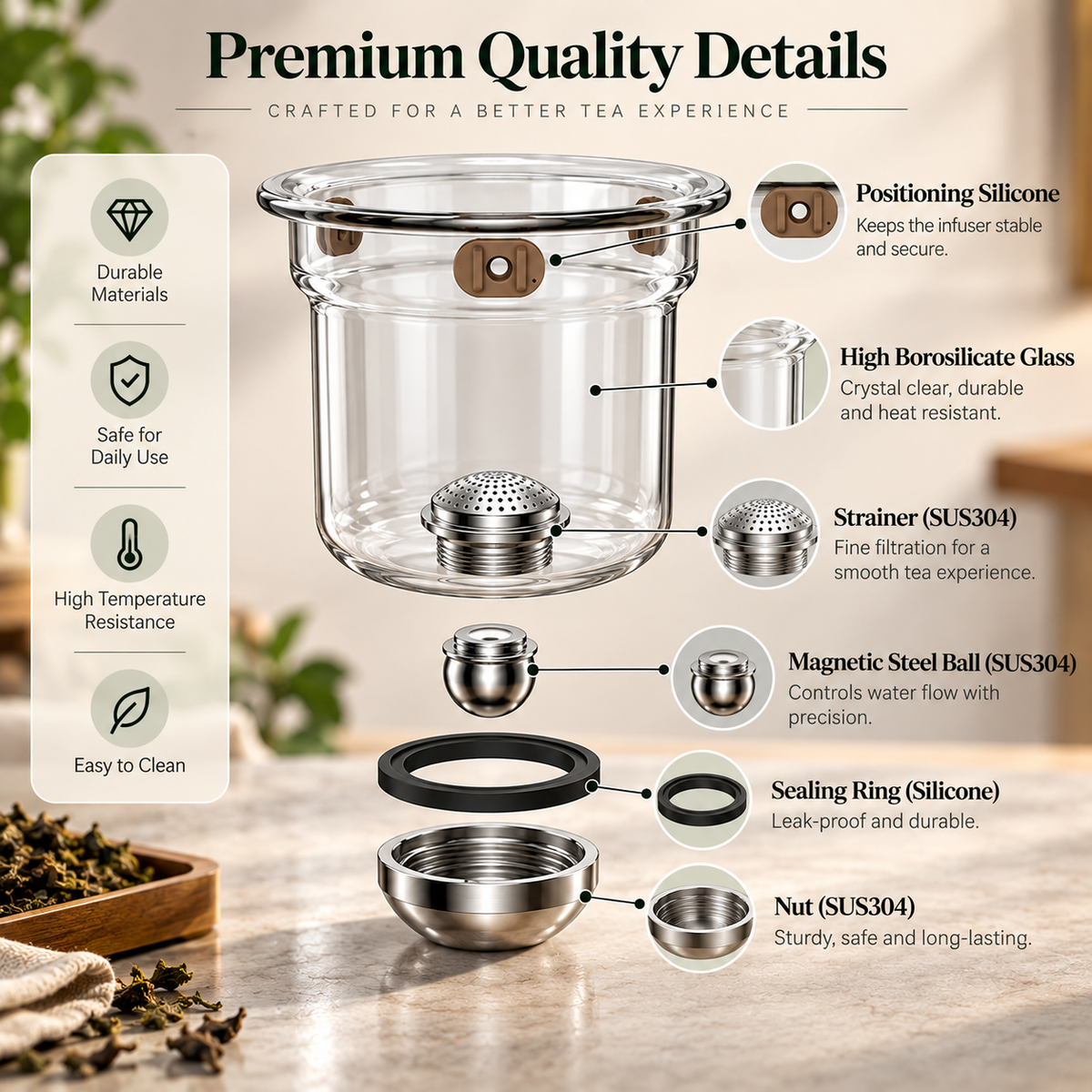 Tavéra magnetic Teapot